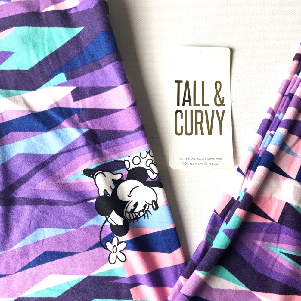 Lularoe Disney Retro Minnie Mouse TC Leggings - Picture 2 of 6
